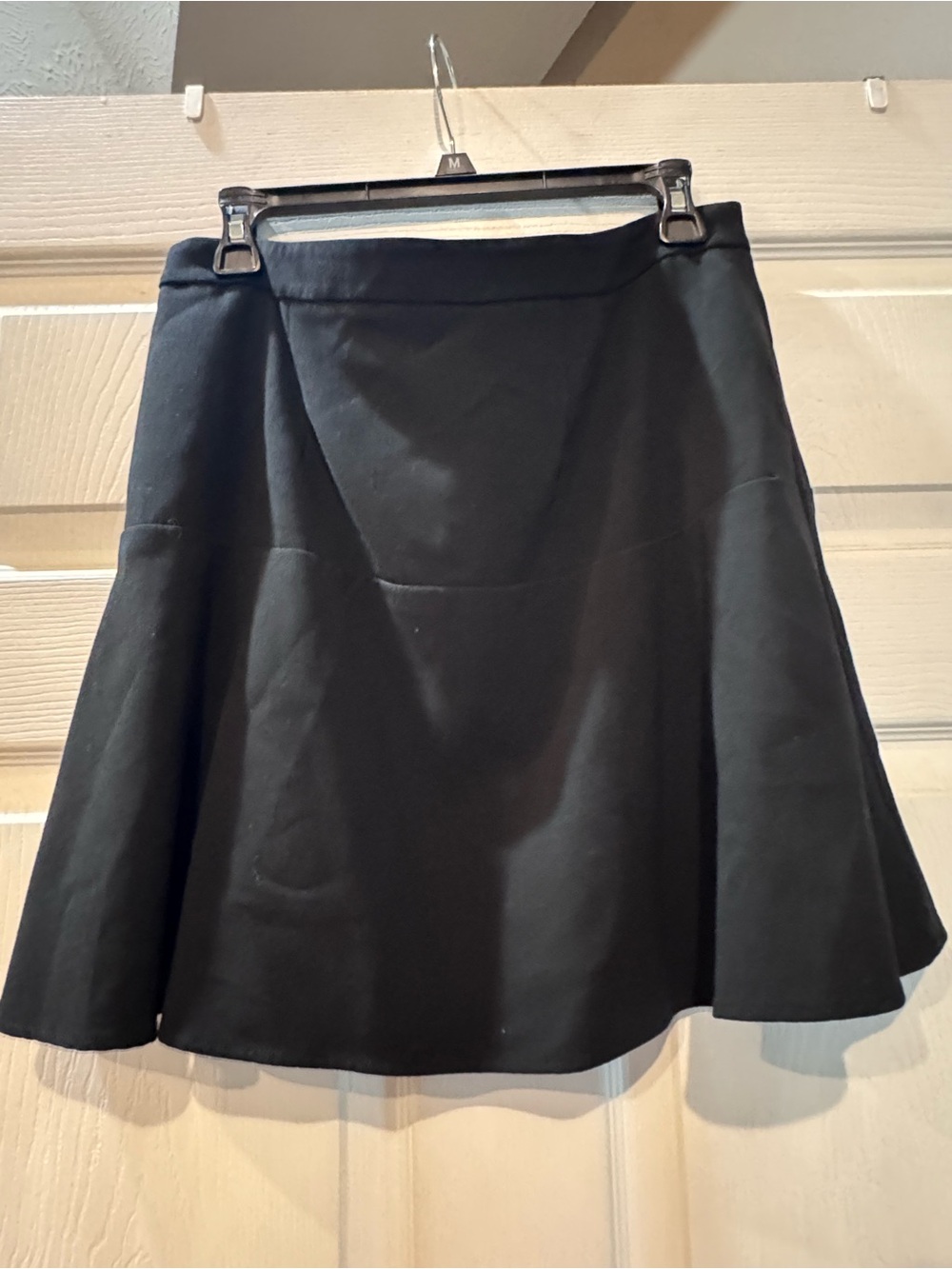 LOFT Black Lined Skirt